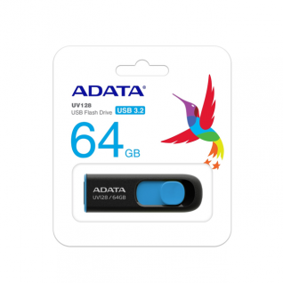 MEMORIA FLASH ADATA 64GB USB 3.2 GEN 1 - AUV128-64G-RBE