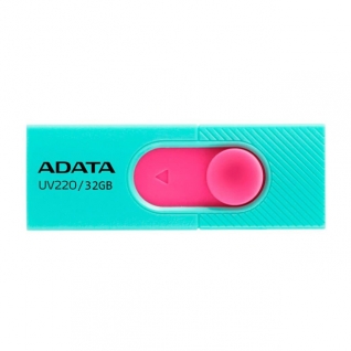 Memoria Flash USB ADATA UV220 | 32GB | USB 2.0 | Rosa / Azul | AUV220-32G-RGNPK