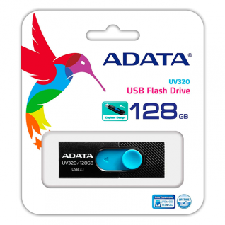 MEMORIA FLASH ADATA 128GB USB 3.2 GEN 1 - AUV320-128G-RBKBL