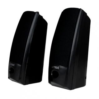 Bocinas Acteck AX-2500 | 3.5 mm | Estéreo 2.0 | 6 W | Negro | AUBO-014