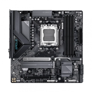 Tarjeta Madre Gigabyte B850M EAGLE WIFI6E | Micro ATX | Socket AM5 | Chipset AMD B850 | 4 x DDR5 (Hasta 256GB) | 1 x HDMI / 2 x DisplayPort | WiFi 6E | Bluetooth 5.3 | Negro / Gris | B850M EAGLE WF6E