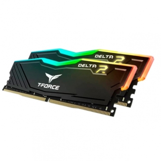 Memoria RAM 16GB DDR4 TeamGroup T-Force Delta RGB 3200MHz Negras | Kit 2x8GB | TF3D416G3200HC16FDC01