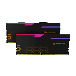 Memoria RAM DDR5 | 32GB ( 2x16GB ) | 6800MHz | CL32 | Acer Predator Hermes RGB | Color Negro | BL.9BWWR.400