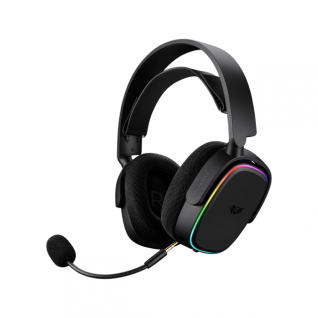 Diadema Gamer Inal&aacute;mbrica Balam Rush Aeon HS999 | Micr&oacute;fono Desmontable | Hasta 26 Horas de Bater&iacute;a | 2.4 GHz / Bluetooth / 3.5 mm | PC / Mac / Xbox / PS4 / PS5 / Nintendo Switch / Android | RGB | Negro | BR-936934