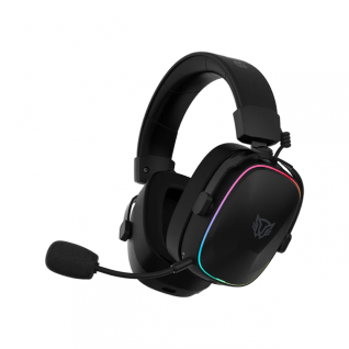 Diadema Gamer Inal&aacute;mbrica Balam Rush Aeon Expert HS1100 | Micr&oacute;fono Desmontable | Dise&ntilde;o Over Ear | Hasta 30 Horas de Bater&iacute;a | 2.4 GHz / Bluetooth 5.3 / 3.5 mm | PC / M&oacute;vil / Consolas | RGB | Negro | BR-938501