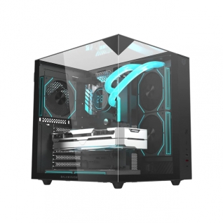 Gabinete Balam Rush Tank Majestic 6600 | Midi-Tower | ATX / Micro-ATX / ITX | USB 2.0 / 3.0 | Sin Fuente | 3 Ventiladores Instalados | BR-941525