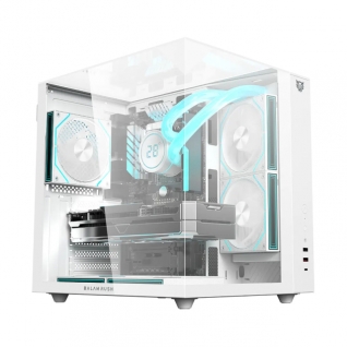 Gabinete Balam Rush Tank Majestic 6600 | Midi-Tower | ATX / Micro-ATX / ITX | USB 2.0 / 3.0 | 3 Ventiladores Instalados | Sin Fuente | BR-941532