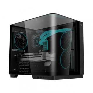 Gabinete Balam Rush Tank Expert Curve 6800 | Midi-Tower | ATX / Micro-ATX / ITX | USB 2.0 / 3.0 | 3 Ventiladores Instalados | Sin Fuente | Negro | BR-941570