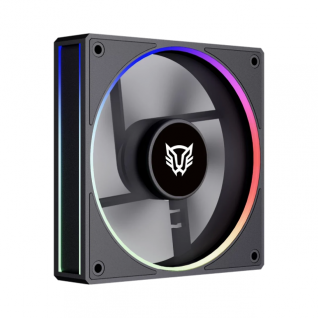 Ventilador Balam Rush Eolox Bora-R EXB85R | 120 mm | Aspas Invertidas | 600 a 1600 RPM | 28 dB | 4 Pines | ARGB | Negro | BR-942225