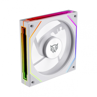 Ventilador Balam Rush Eolox Link EXL95 | 120 mm | 600 a 1800 RPM | 30 dB | 4 Pines | ARGB | Blanco | BR-942355
