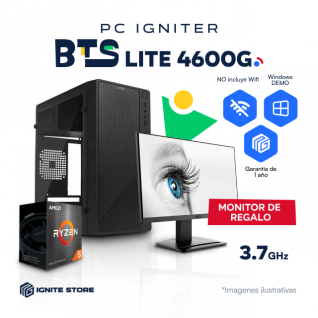 PC Igniter BTS Lite - R5 4600G + Monitor 21.5"