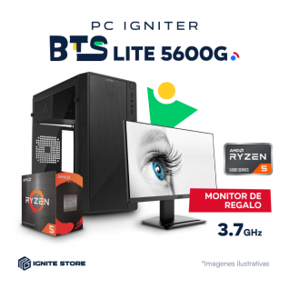 PC IGNITER BTS LITE - RYZEN 5 5600G + MONITOR 21.5"