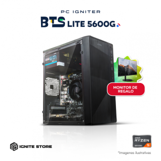 PC Igniter BTS Lite 5600GT | R5 5600GT | 16GB de RAM | SSD 512GB + Monitor 27"