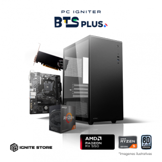 PC Igniter BTS Plus | R5 4500 | RX550 2GB | 16GB de RAM | SSD 512GB + Adaptador Wi-Fi