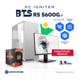 PC IGNITER BTS - R5 5600G + MONITOR GAMER MSI 21.5"