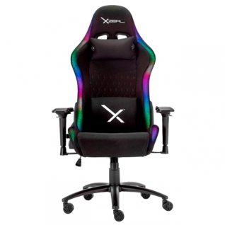 Silla Gamer Deportiva Xzeal XZ15 Negra | RGB | Tela de doble capa | XZSXZ15B