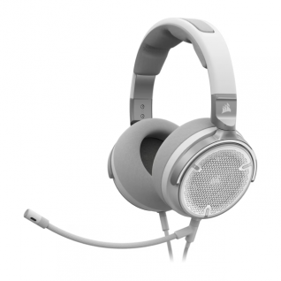 Diadema Gamer Al&aacute;mbrica CORSAIR VIRTUOSO PRO Open-Back | Conexi&oacute;n 3.5 mm | Dise&ntilde;o Abierto | Transductores de Grafeno de 50 mm | PC / Mac / PS5 / Xbox Series X|S / Switch / M&oacute;vil | Blanco | CA-9011371-NA