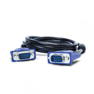 Cable VGA Vorago CAB-106 | VGA a VGA | Full HD | 2 m | Negro / Azul | CAB-106