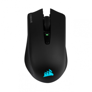 Mouse Gamer Inal&aacute;mbrico Corsair HARPOON RGB WIRELESS | Hasta 60 Horas de Bater&iacute;a | Switch Omron | M&aacute;x. 10000 DPI | Sensor &Oacute;ptico | 99g | 6 Botones Programables | 2.4GHz SLIPSTREAM / Bluetooth / USB | RGB | Negro | CH-9311011-NA