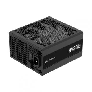 Fuente de Poder Corsair RM850x | 850W | 80 PLUS Gold / Cybenetics Gold | Full Modular | Compatible con ATX 3.1 y PCIe 5.1 | Negro | CP-9020270-NA