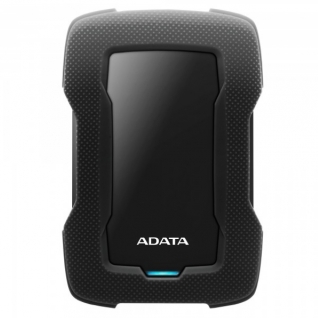 Disco Duro Externo ADATA HD330 | 4 TB | Formato 2.5" | USB 3.2 Gen 1 | Diseño Resistente a Impactos con Cubierta de Silicón | Compatible con Windows, macOS y Linux | Color Negro | AHD330-4TU31-CBK