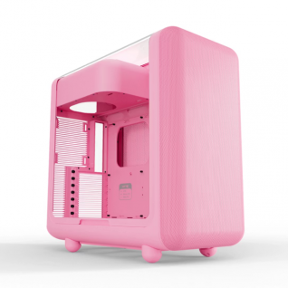 Gabinete HYTE X50 | Torre Completa | E-ATX / ATX / Micro-ATX / Mini-ITX | USB-A 3.2 / USB-C 3.2 | Cristal Templado Ac&uacute;stico | Rosa (Strawberry Milk) | CS-HYTE-X50G-SM