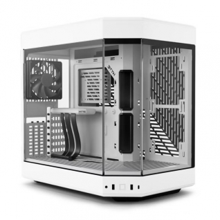 Gabinete HYTE Y60 | Media Torre | E-ATX / ATX / Micro-ATX / Mini-ITX | USB 3.0 / USB 3.2 | Cristal Templado | Blanco (Snow White) | CS-HYTE-Y60-WW