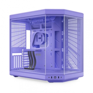 Gabinete HYTE Y70 | Media Torre | E-ATX / ATX / Micro-ATX / Mini-ITX | USB 3.2 | Cristal Templado | Morado (Taro Milk) | CS-HYTE-Y70-TM