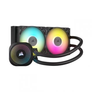 Enfriamiento Líquido Corsair iCUE LINK TITAN 240 RX RGB | 240 mm | 300 - 2100 RPM | 36 dBA | AM5 / AM4 | LGA 1851 / 1700 | ARGB | Negro | CW-9061016-WW