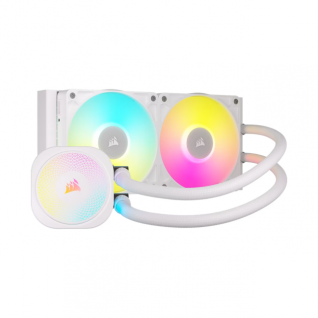 Enfriamiento Líquido Corsair iCUE LINK TITAN 240 RX RGB | 240 mm | 300 - 2100 RPM | 36 dBA | AM5 / AM4 | LGA 1851 / 1700 | ARGB | Blanco | CW-9061020-WW