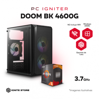 PC Igniter Doom BK - R5 4500 + RX550 + 16Gb