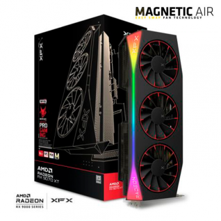 Tarjeta de Video XFX RX 9070 XT MERCURY | AMD Radeon | 16GB | 256-bit GDDR6 | PCI Express 5.0 | RX-97TMARGB9