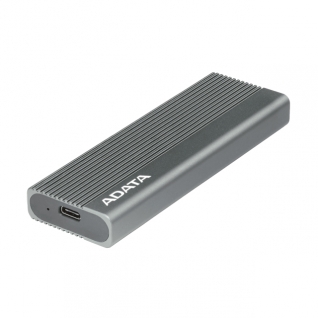 Enclosure ADATA EC680 | Caja para SSD M.2 PCIe NVMe | USB 3.2 | 1050MB/s Lectura | 1000MB/s Escritura | Gris | EC680-CCGY