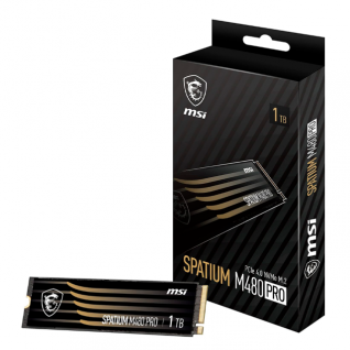 Unidad de Estado Sólido MSI SPATIUM M480 PRO NVMe │ 1TB │ PCI Express 4.0 │ M.2 │ SPATIUM M480 PRO