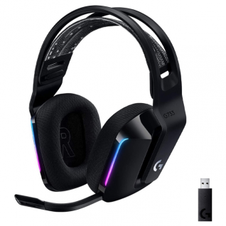 DIADEMA INALAMBRICA LOGITECH G733 RGB NEGRO PS4|PC USB  / 981-000863