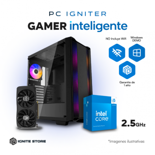 PC IGNITER GAMER INTELigente - CORE i5 14400F + RTX 4060