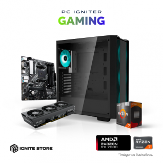 PC Igniter Gaming | R7 5700G | RX 9060 XT 8GB | 16GB de RAM | SSD 1TB