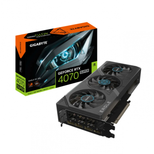 Tarjeta de Video GIGABYTE RTX 4070 SUPER EAGLE OC 12G | 12 GB GDDR6X | PCI-E 4.0 | HDMI | DisplayPort | GV-N407SEAGLE OC-12GD