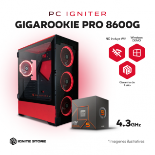 PC IGNITER GIGAROOKIE PRO R5 8600G - 16GB + 1TB SSD