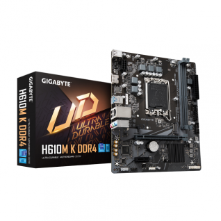 Tarjeta Madre Gigabyte H610M K DDR4 | Micro-ATX | LGA1700 | Up to 64GB DDR4 | H610M K DDR4
