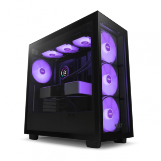 Gabinete NZXT H7 Elite 2023 Negro | Mid Tower | 3 Ventiladores RGB y 1 Ventilador Preinstalado | CM-H71EB-02