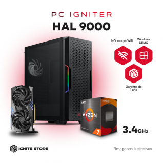 PC Igniter Hal 9000 - R7 5700X + RTX 4060 Ti 8GB