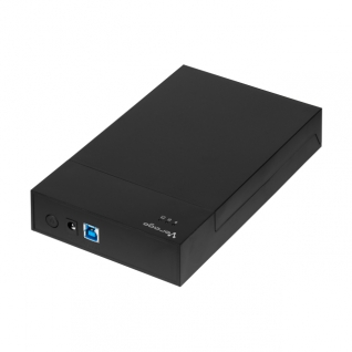 Enclosure Vorago HDD-303 | Caja para HDD y SSD de 2.5" y 3.5" | SATA | USB 3.2 | Hasta 16TB | 6 Gbit/s | Negro | HDD-303