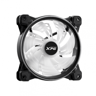 Ventilador Adata XPG Hurricane 120 ARGB PWM | 120mm | 600 ~ 2000 RPM | 18.17 dBA |  4-Pines | HURRICANE120ARGBPWM-BKCWW