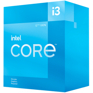 Procesador Intel Core i3 12100F - 4 Núcleos - 8 Hilos - LGA1700 - 12th Gen - BX8071512100F