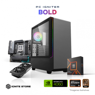 PC Igniter Bold | R5 7600X | RTX 4060 8GB | 32GB de RAM | SSD 1TB
