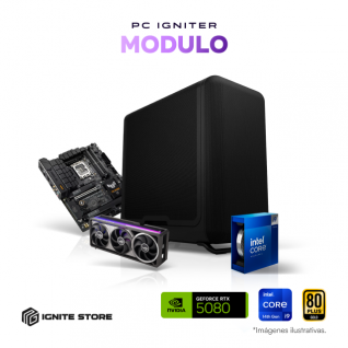 PC Igniter Modulo | Intel Core i9 14900K | RTX 5080 | 64GB RAM | SSD 2TB