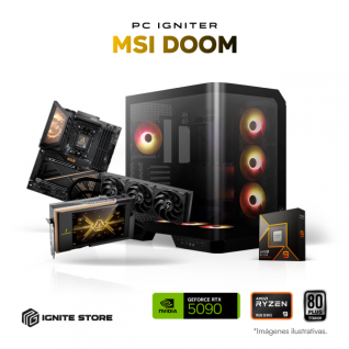 PC Igniter MSI Doom | R9 9950X | RTX 5090 32GB | 64GB de RAM | SSD 2TB
