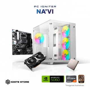 PC Igniter Na'vi | R7 5700X | RTX 5060 8GB | 16GB de RAM | SSD 1TB
