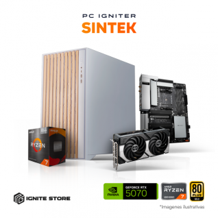 PC Igniter Sintek | R7 5700X | RTX 5070 12GB | 32GB de RAM | SSD 1TB